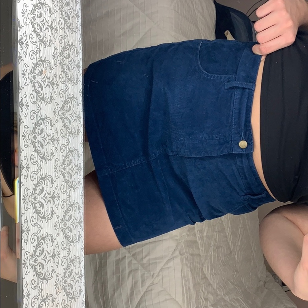 Blue skirt